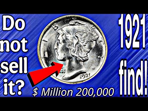 one dime liberty coin united state of America 1921