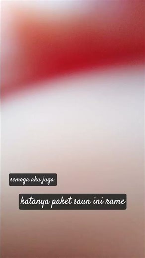 katanya pakek saun ini rame 😭😁