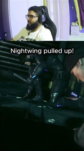Superhero team up🔥 #batman #nightwing #batmanarkhamknight #gotham #dc