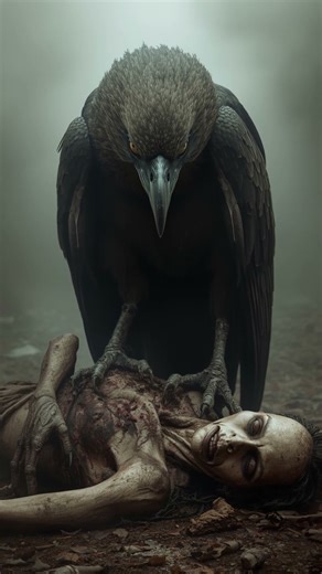 This bird eats human corpses. What kind of bird is this? #funfacts #animals #facts #didyouknow