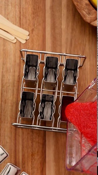 Strawberry Charcoal Lemonade Popsicles