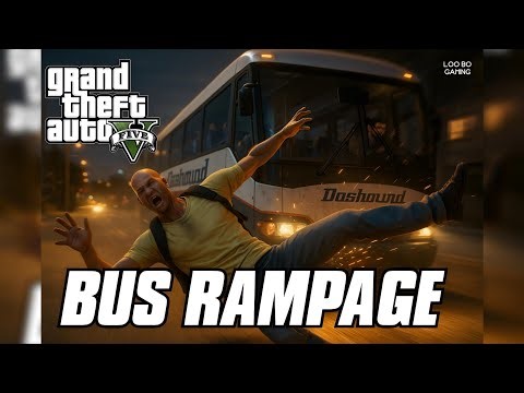 Extreme Bus Rampage at the Beach! 🚍💥 Crazy NPC Reactions & Chaos | GTA5 | Loo Bo Gaming #gta #gta5