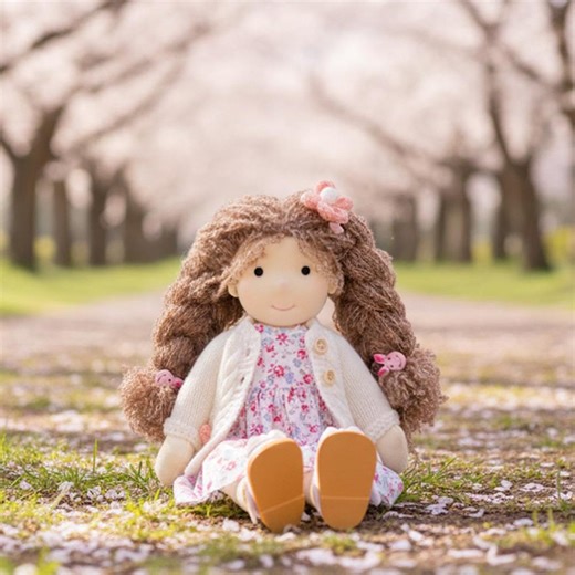 Waldorf Handmade Rag Doll - Personalized Collectors Plush for Kids Birthday Present With Beautiful Box-hazel 12" - Etsy