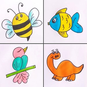 How to Draw - Easy Drawing for Kids :) | Kids Art & Craft