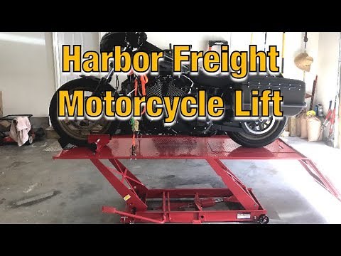 Harbor Freight Motorcycle Lift (Review and Assembly)