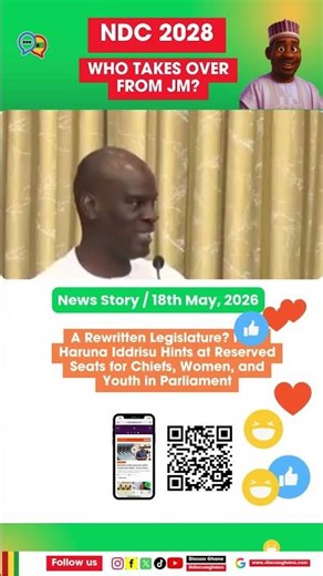 Haruna Iddrisu Hints at Reserved Seats for Chiefs, Women, and Youth in Parliament | Discuss Ghana
