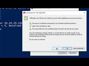 Kerio Control UTM v9.3 - 44 - Configure Windows as a VPN client
