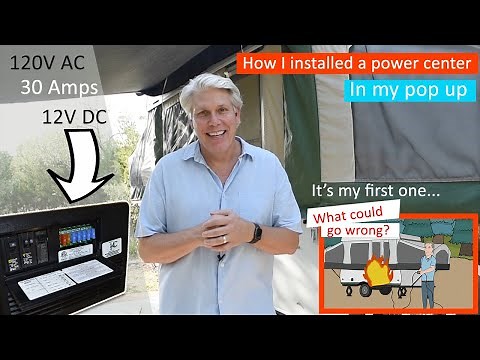Progressive Dynamics 4100 Power Center Installation in a Pop Up RV