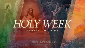 Easter Etching - Holy Week - Title Graphics