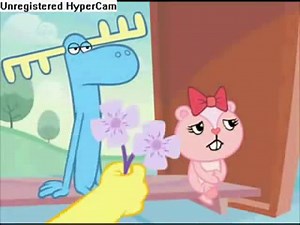 happy tree friends cuddles and giggles kiss the girl