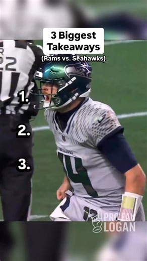 Logan Hancock on Instagram: "3 Biggest Takeaways: Rams vs. Seahawks 2.0 | NFL Week 16 (TNF) _ _ _ #nfl | #rams | #seahawks | #kalshi"