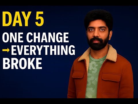 Day 5 One Small Change Broke Everything | Real DevOps Cascading Failure