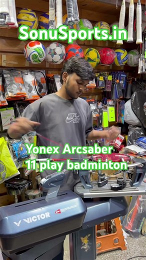 Yonex Arcsaber 11 Play + BG65 @26 LBS 🔥 Perfect Control Setup 🏸 #sonusports #strings #wholesale