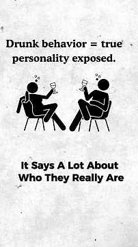 The Way Someone Acts When They are Drunk #psychology #shortsfeed #shorts