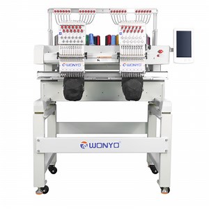 [Hot Item] Wyq1502 Wonyo 2 Head Chain Stich 3D Pfaff Computerized Industrial Embroidery Machine Price