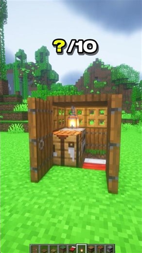 How to Make a Simple 2x2 House in Minecraft – Survival | CupSapling #minecraft #shorts #easy