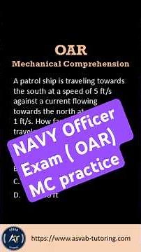 ✈️ OAR Mechanical Comprehension Speed Problem Review 📘 #OAR #NavyOfficer #OARPrep