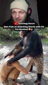 He Matched Outfits With His Chimp… TOO CUTE!! 😭🐒 #shorts