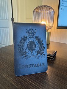 Badgeboys: Customizable Leather Police Notebook - Etsy Australia