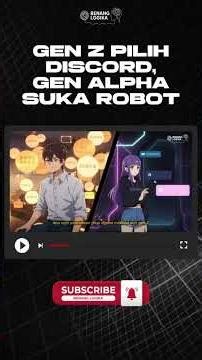 GEN Z PILIH DISCORD, GEN ALPHA SUKA ROBOT🤖 #1