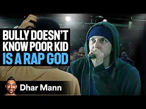 BULLY Doesn't Know POOR KID Is A RAP GOD [Inspired By Eminem] (PG-13) | Dhar Mann Studios