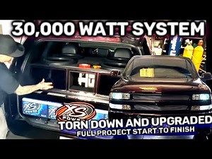30,000 Watt Chevy Tahoe Sound System Torn Down & Upgraded after YEARS of abuse - Start to finish