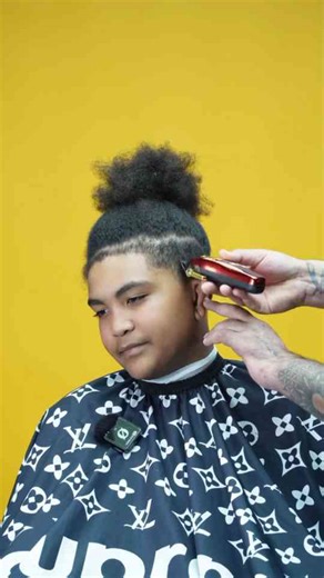 They left the salon looking completely transformed.