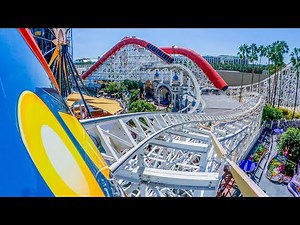 Incredicoaster Front Seat On-Ride Horizon Leveled 4K 60fps POV Disney's California Adventure (2022)