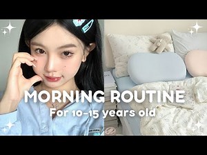School morning routine for 10-15 years old💫~ step by step