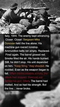 1 Machine Gunner Fired Until the Barrel Melted | Military History Talks