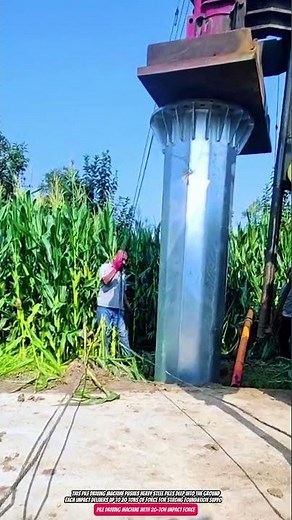 Pile Driving Machine with 20-Ton Impact Force