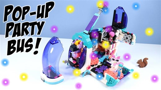 The Lego Movie 2 Pop-up Party Bus Set Build Review 70828