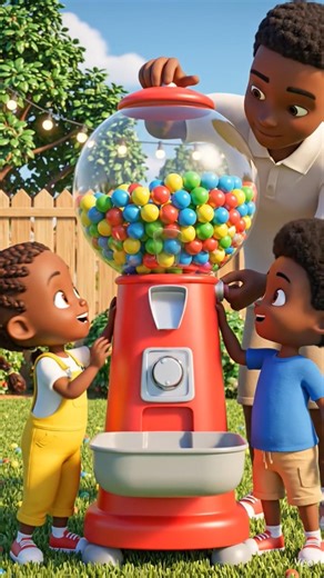 Magical Gumball Machine Adventure! 🍬 | Fun 3D Kids Animation