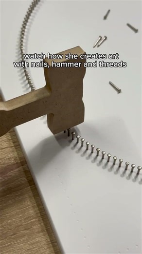 Nails + hammer + threads + #qbrix 💔