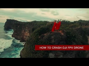 How to CRASH DJI FPV drone. Как раздолбать FPV-дрон насовсем.