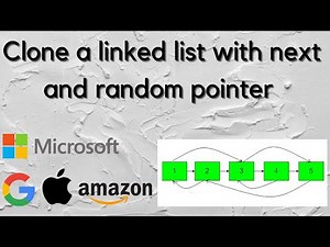 Clone a Linked List with next & random pointer | Linear Time Solution without Hash Map | Linked List
