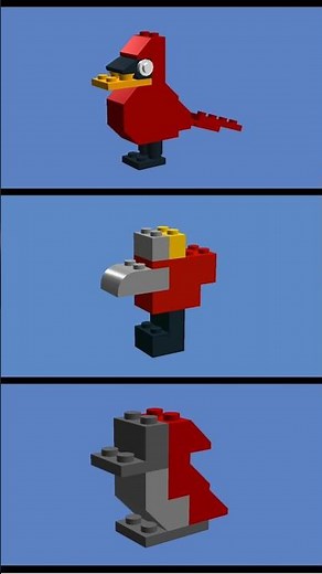 🐦 Lego Bird / Pájaro Tutorial Ideas #LEGO #bird #animal #nature #build
