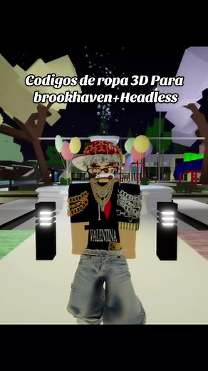 Códigos de ropa 3D para Brookhaven