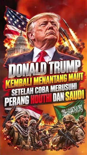 Trump Bersumpah Bantu Saudi Serang Houthi, Iran Membalas?