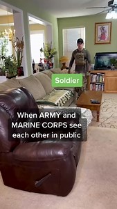 ARMY VS MARINE CORPS!! #militaryhomecoming #usarmy #marines #usnavy #usaf #America #usa #american | Nikko Ortiz