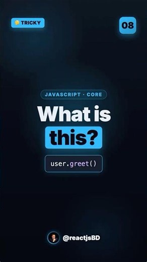 The `this` keyword in JavaScript isn't hard 🎯 #shorts