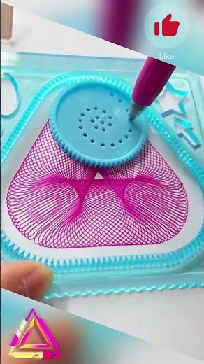 What does this pattern resemble?🤔 #Satisfying #Spirograph #shorts