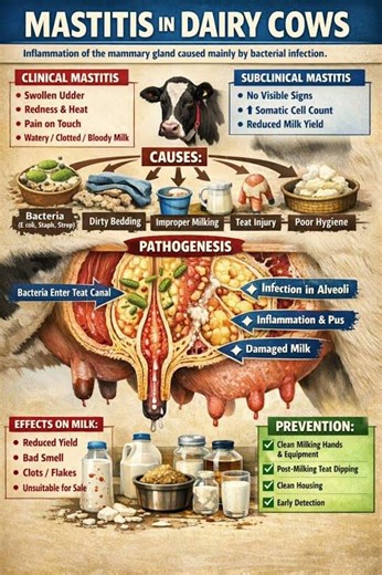 Mastitis in Cow#pashupalan #cow #vet #farming #dairyfarm #mastitis #infection #udder #shorts #viral