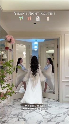 Asian girl 🌸Night routine ✨🍵🎀 #daycare #vlog #nighttimeskincareroutine #skincare #aesthetic