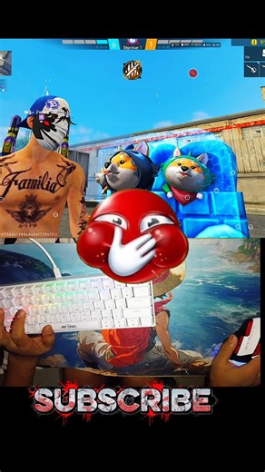 1vs3 easy ⚙️ with 4in1 game combo pack ☠️🇧🇷#shorts #freefire #keyboard #viral #trending