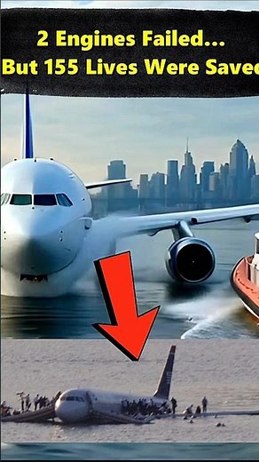 2 Engines Failed… But 155 Lives Were Saved #shortsfeed #shorts