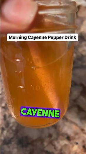 Morning Cayenne Pepper Drink