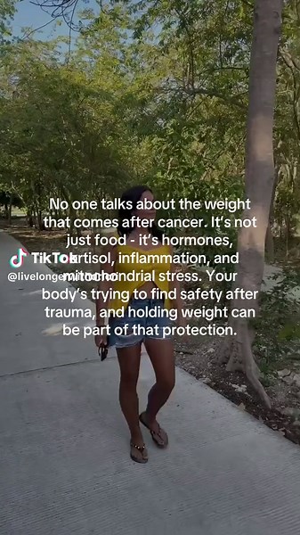 Weight gain after treatment isn’t failure - it’s feedback. Your body’s asking for rhythm, nourishment, and stability - not restriction. When safety returns, balance follows. #CancerRecovery #MetabolicHealing #HormoneHealth #FunctionalMedicine #HealingJourney