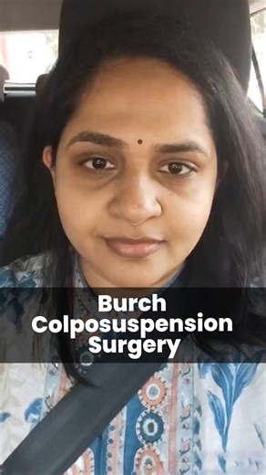 Dr. Riddhi Shah Patel on Instagram: "Burch Colposuspension: A proven surgery for stress urinary incontinence. Regain control, live confidently. Watch the reel to learn more! #BurchColposuspension #StressIncontinence #WomensHealth #Urology #ConfidenceRestored #HealthAwareness #DrRiddhiShah #PelvicHealth #SurgeryAwareness #MedicalReels"