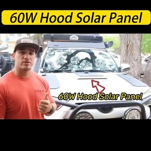 🌞 Never worry about a dead battery again while exploring off the grid! Just install LensunSolar 60W Hood Solar Panel for your Toyota 4Runner(with scoop) ⚡️ 🔥Specifically designed to fit for 4Runner, Fit Perfectly 🔋Keeping your battery & power station charged ⚡️Running your fridge, laptop...etc 👍 Never worry running out of power again! 🛒Order now and start exploring with confidence! https://bit.ly/3VBJojD LensunSolar Hood Solar Panel Available for 200＋ car models🚗⁣ 🔥LensunSolar is the prof